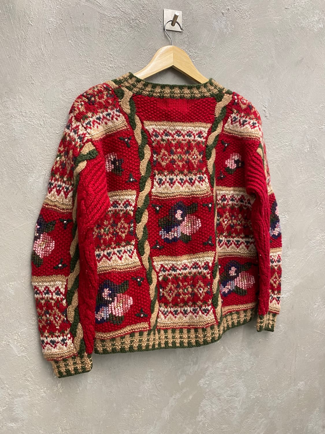 [M] MOOZY'S OOPS OOF'sT 빈티지 핸드 울 니트 상품이미지5