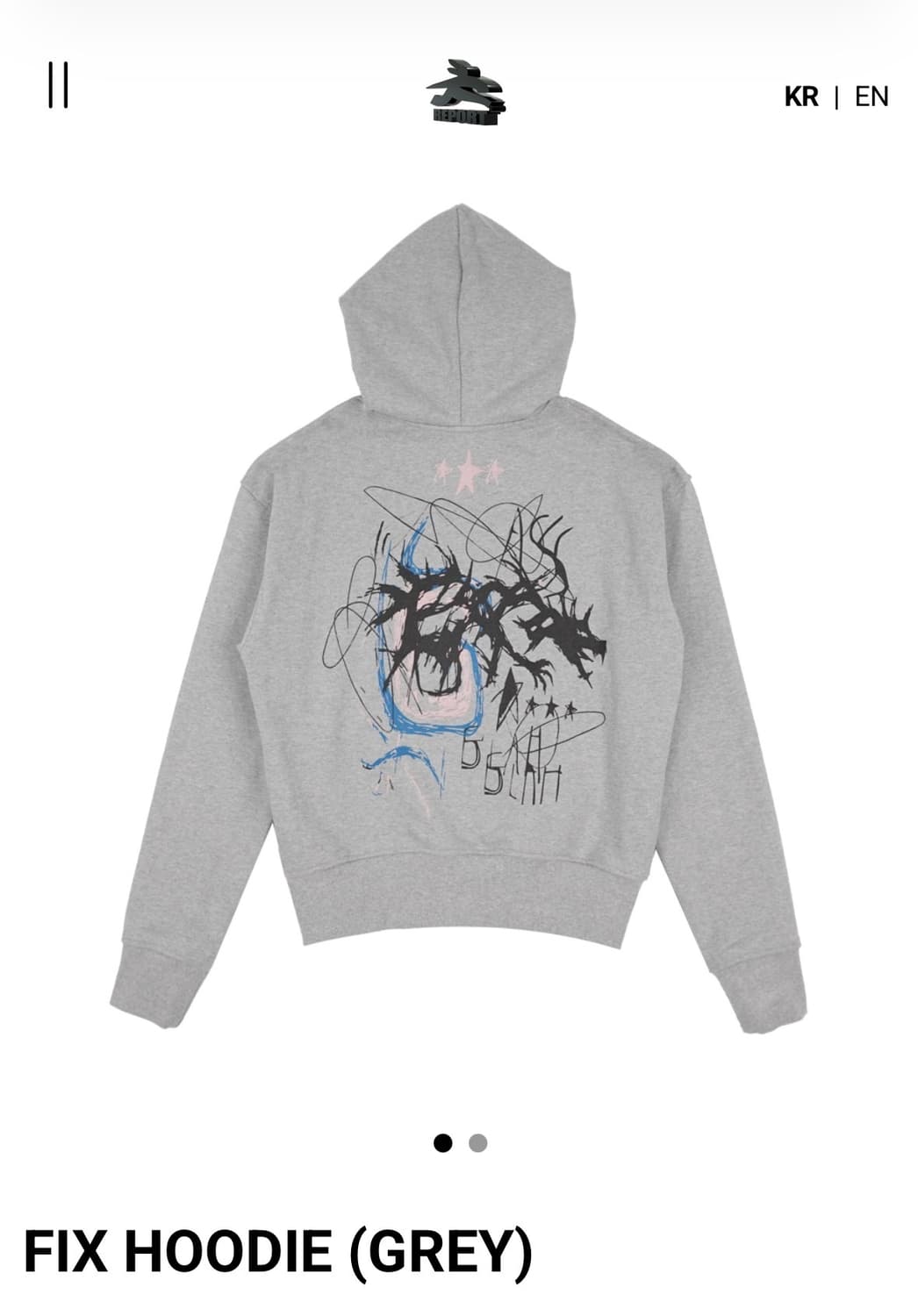 (구매) Xenoreport FIX HOODIE 제노리포트 픽스 후디 상품이미지1