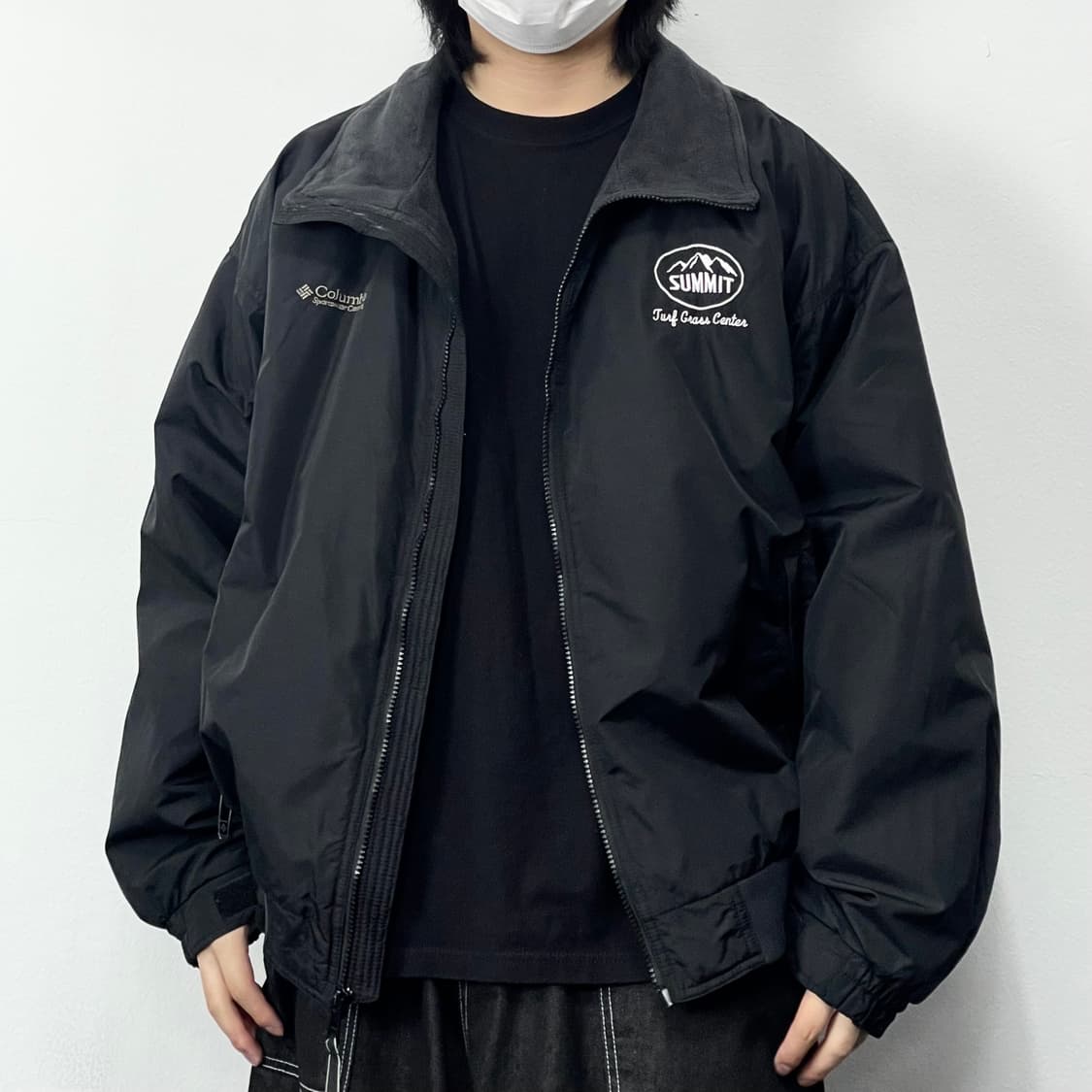 XL(2XL) 콜롬비아 오버사이즈 블랙 써밋 봄버자켓 상품이미지2