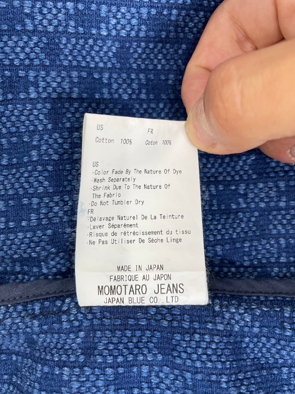 (Momotaro Jeans) 모모타로 진스 블루 가디건 상품이미지3