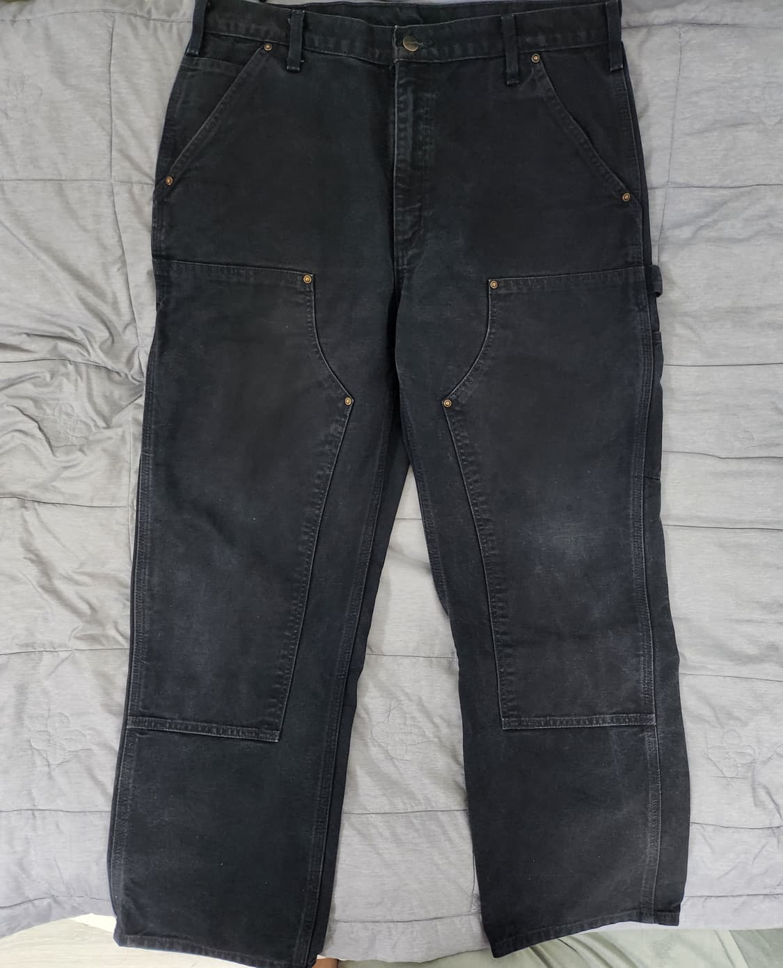 칼하트 더블니 b136 BLK  34x30  상품이미지1