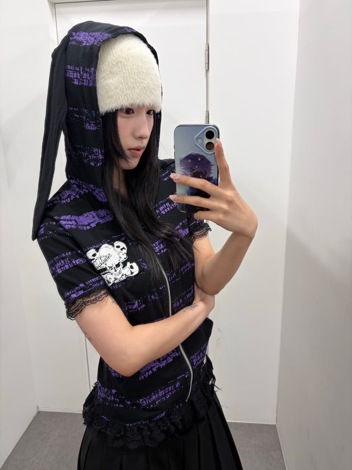 Punk 버니 후드집업 상품이미지5