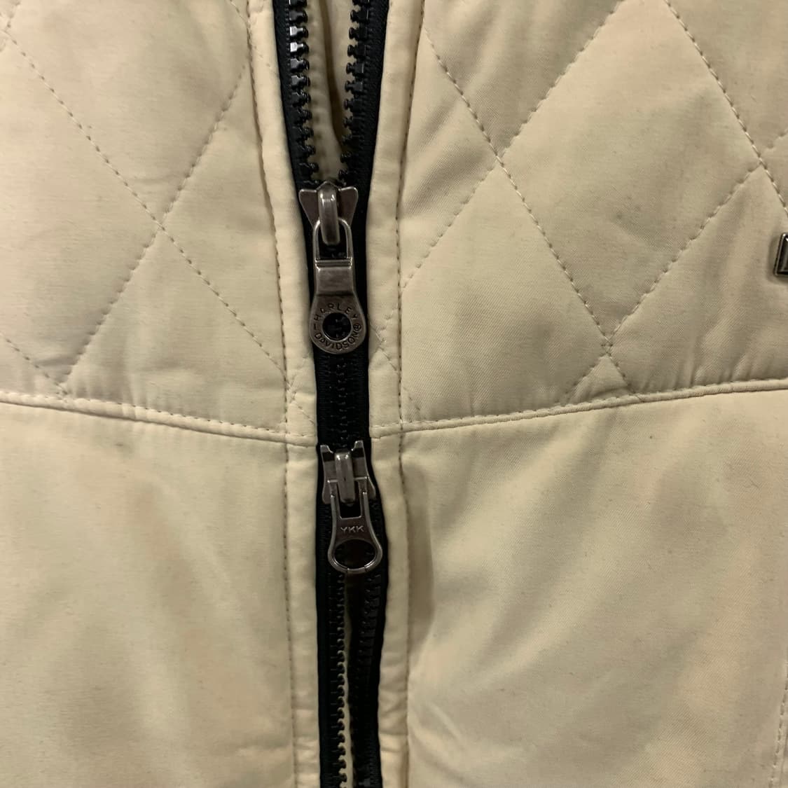 할리데이비슨 은장 아이보리 퀼팅 경량 자켓 상품이미지6