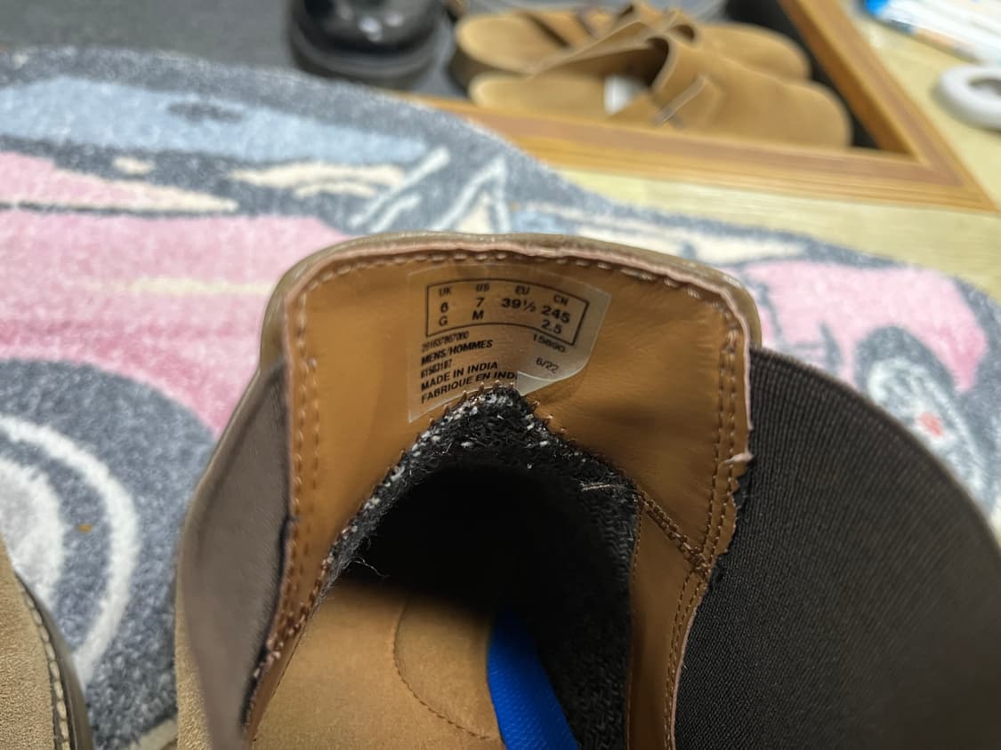 [250] 클락스 스웨이드 첼시 부츠 상품이미지6