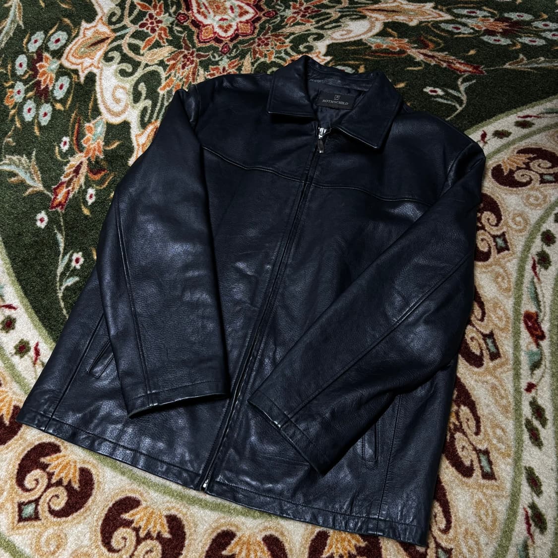 Lambskin car coat (XL) 상품이미지1