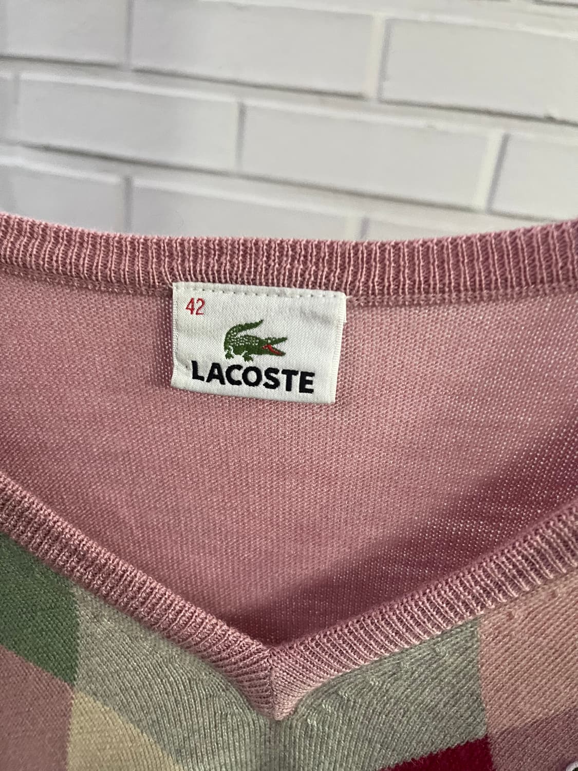 LACOSTE v-neck knit 상품이미지5