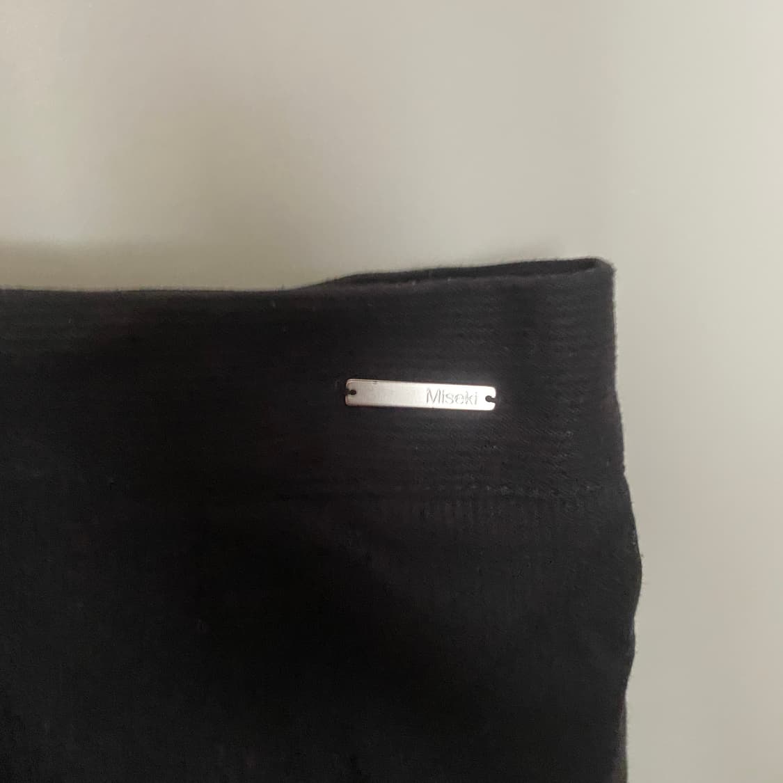 미세키서울 Unbalanced layered skirt BLACK 상품이미지5
