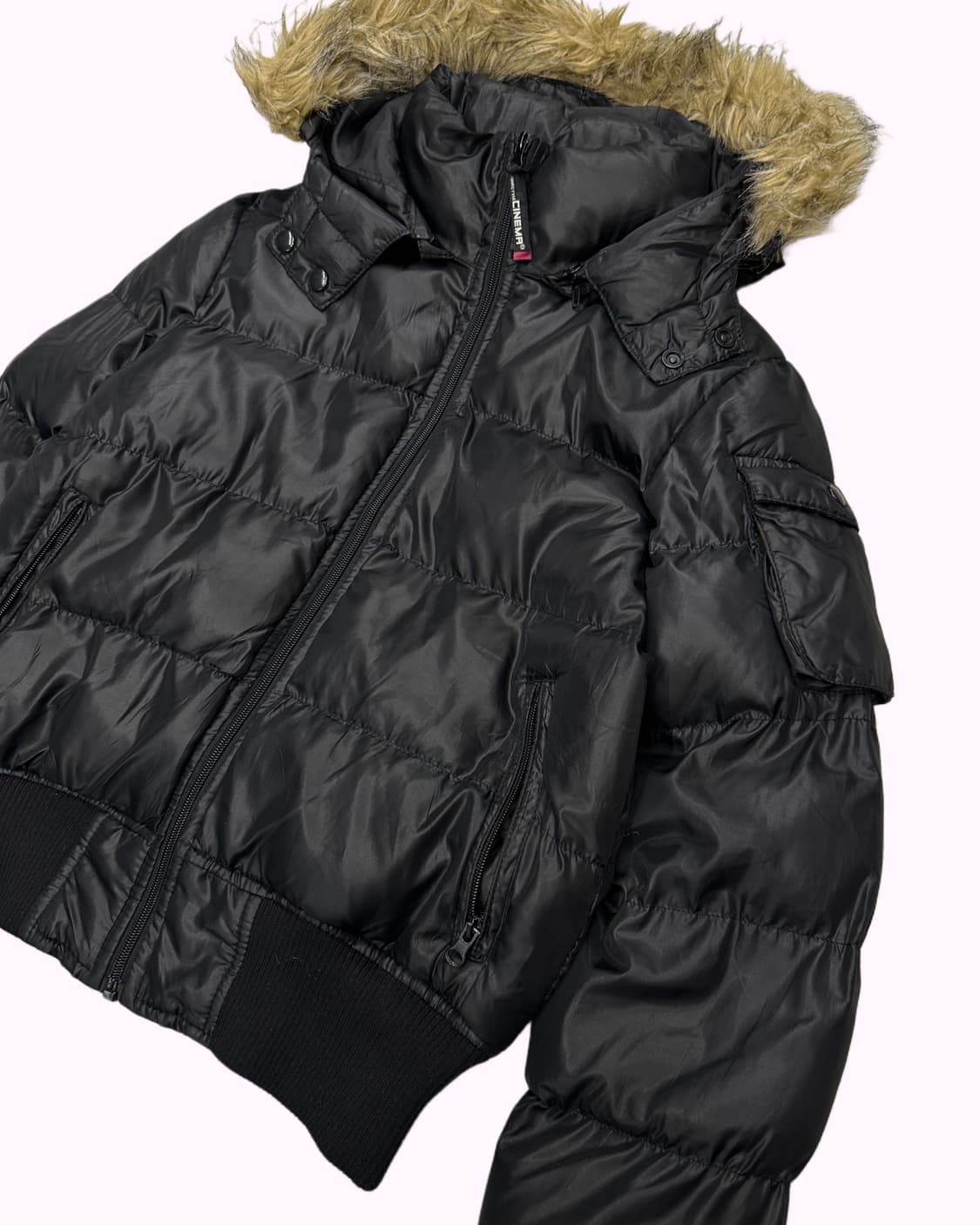 black fur hood padding 상품이미지3