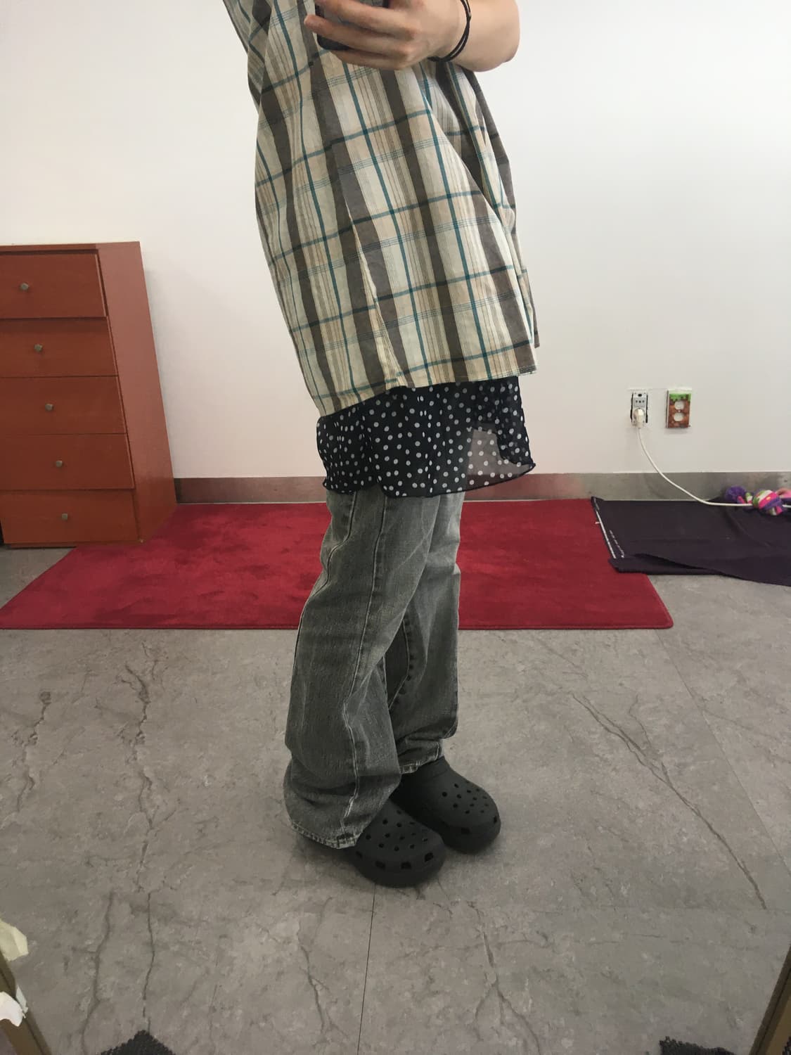 vintage diagonal side seam pants 상품이미지2