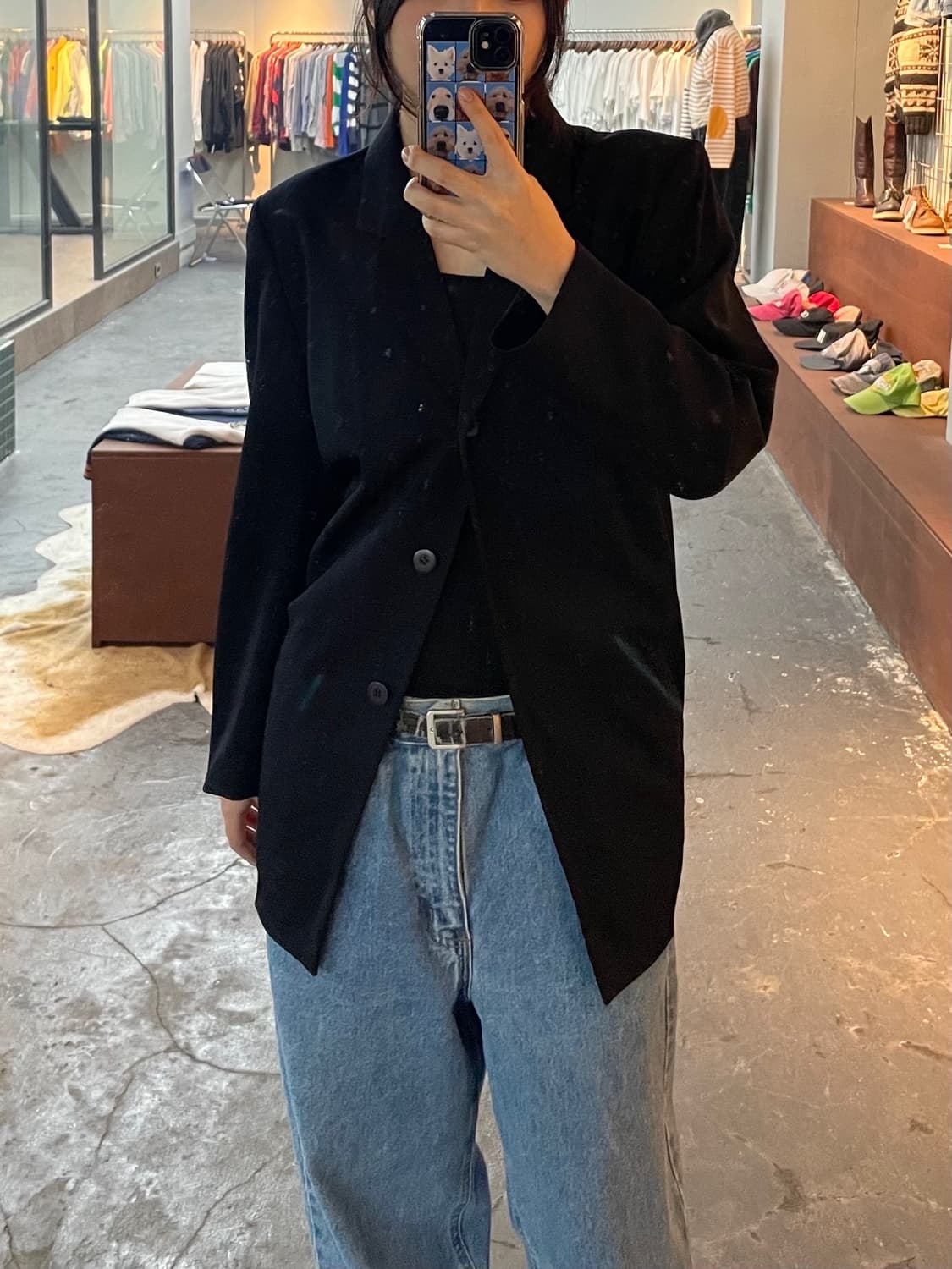 이세이미야케 블랙 블레이져 자켓 H254 상품이미지1