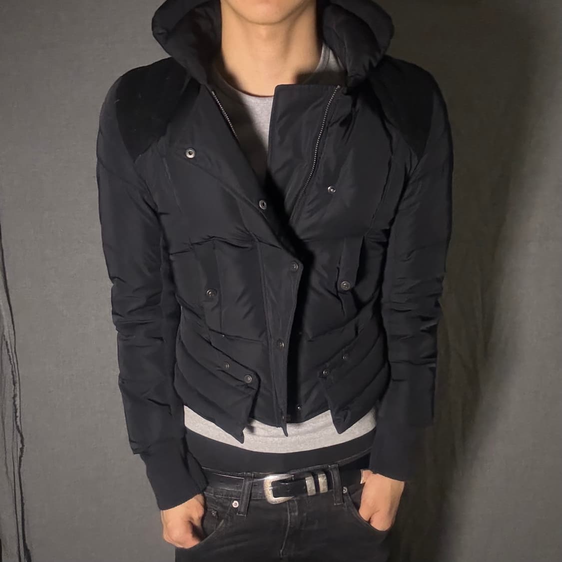 system 덕다운 라이더 자켓 패딩 상품이미지1