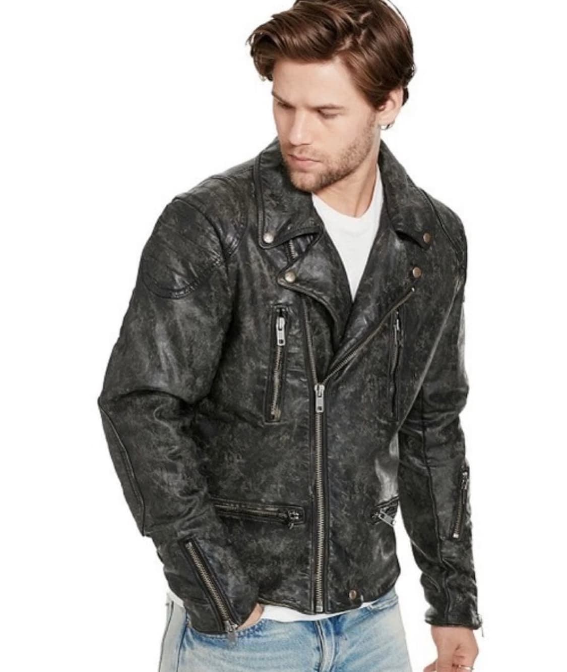 랄프로렌 데님앤서플라이 왁스드 코튼 바이커 자켓 상품이미지7