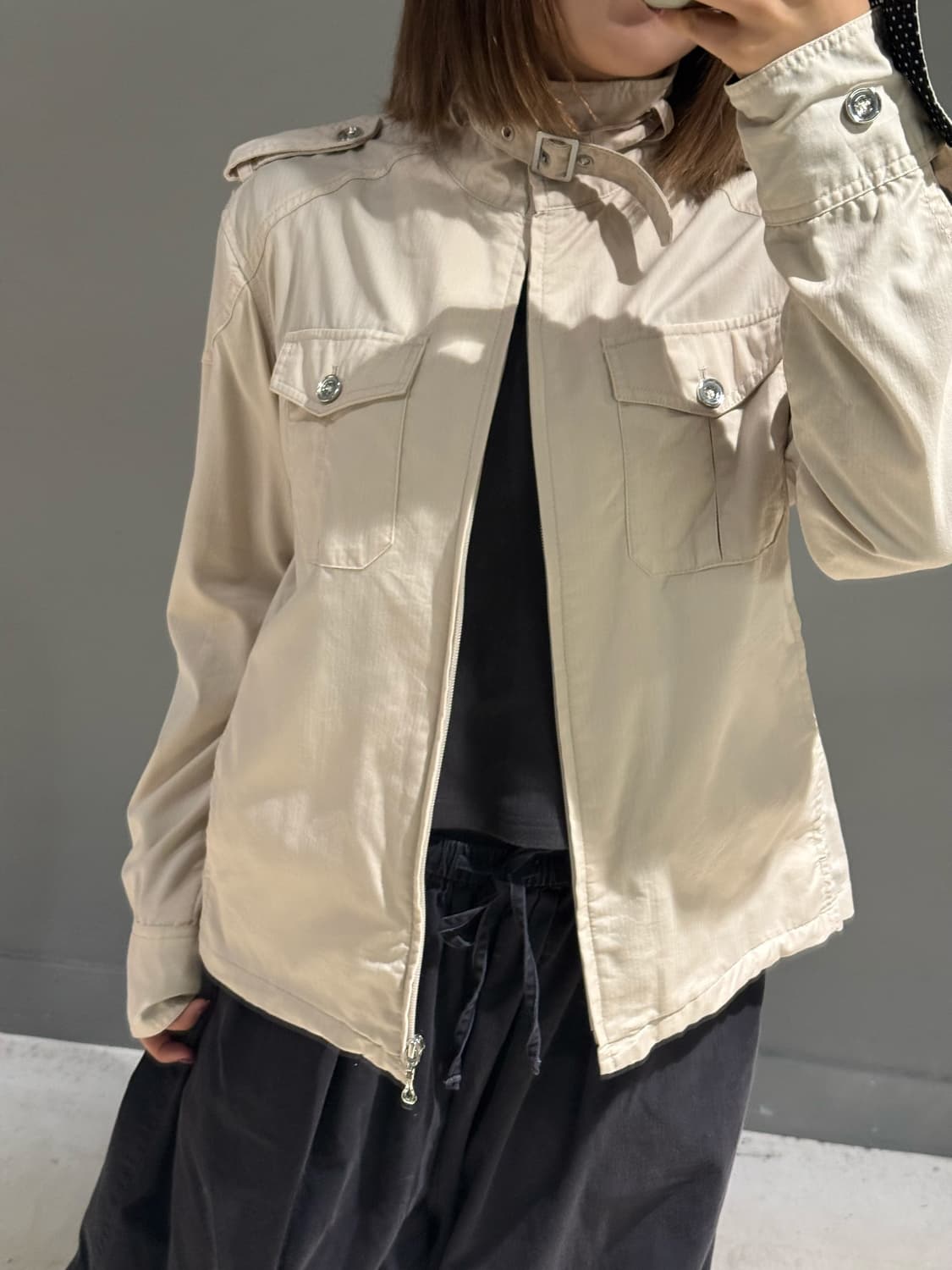 male & co neck buckle pocket jacket 상품이미지2