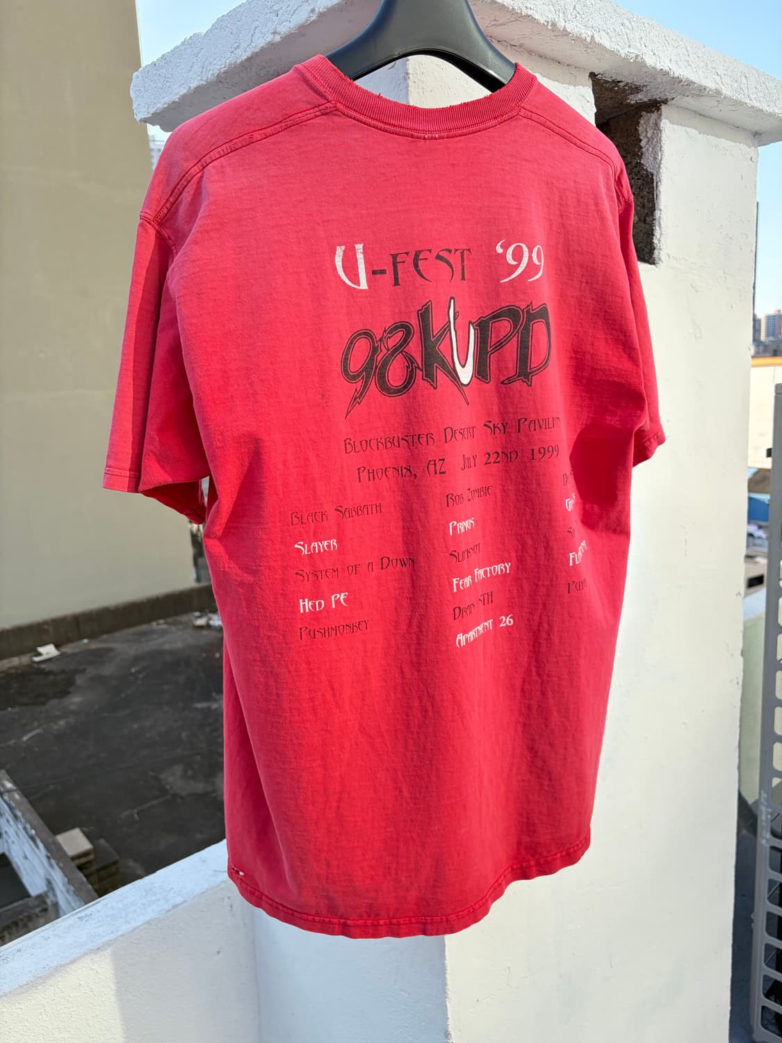 1999 U festival 티셔츠 상품이미지4
