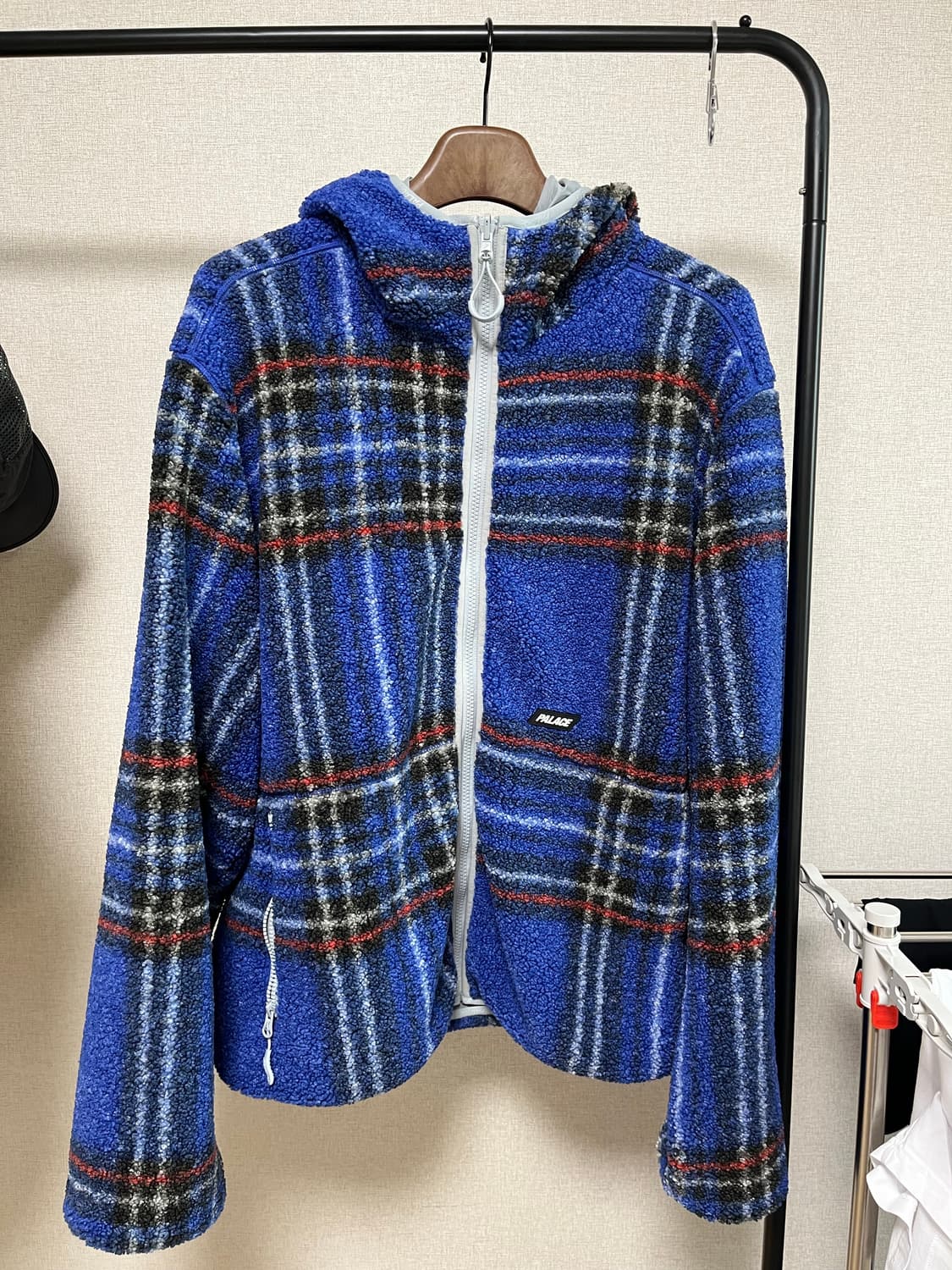 팔라스 리버서블 체크 후리스 자켓 xl 상품이미지1