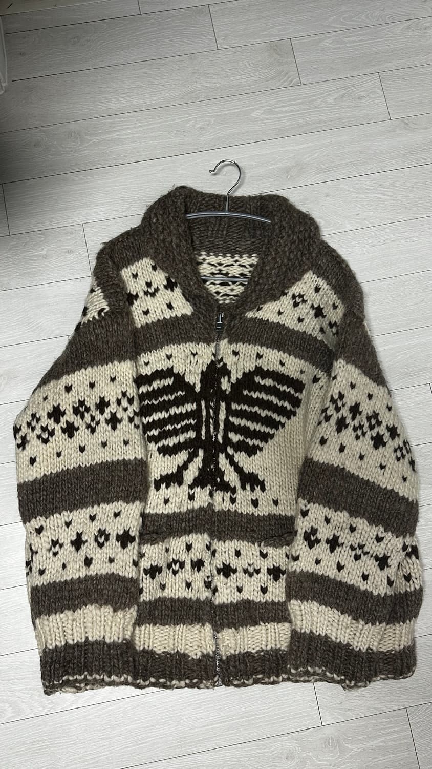 빈티지 Cowichan 코위찬 니트 가디건 상품이미지1