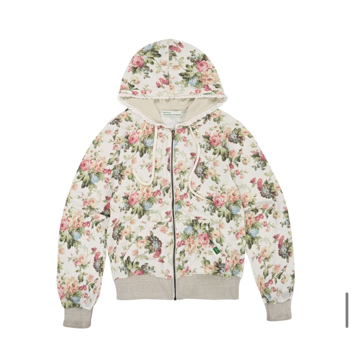 구해요) 노컨텐츠 플라워 레이스 집업 상품이미지1