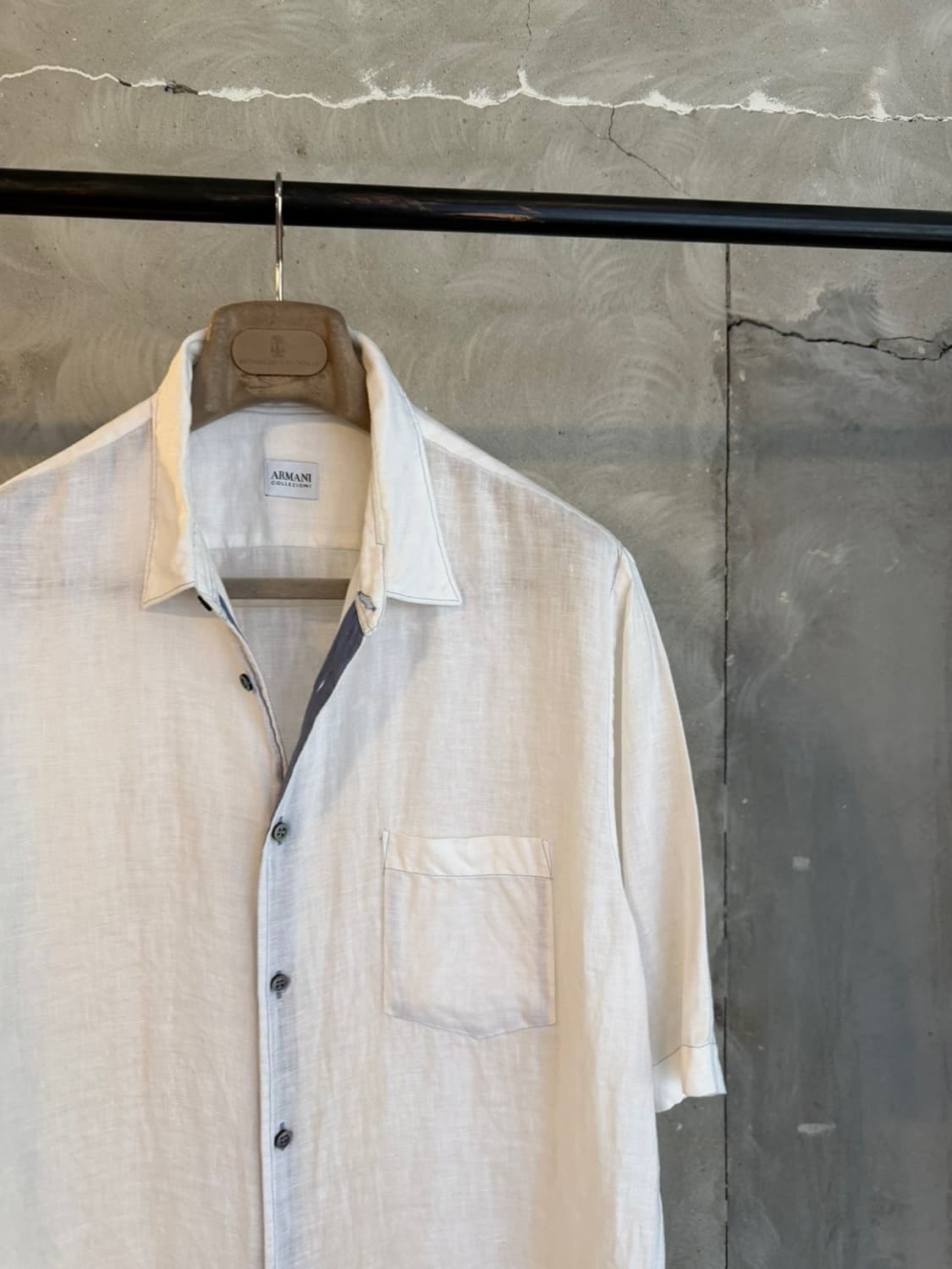 아르마니 꼴레지오니 리넨 셔츠 100 상품이미지4