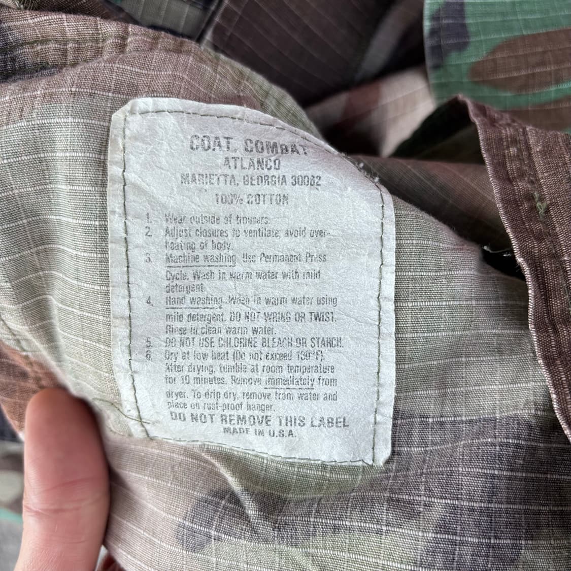 미국 bdu 립스탑 자켓 상품이미지7