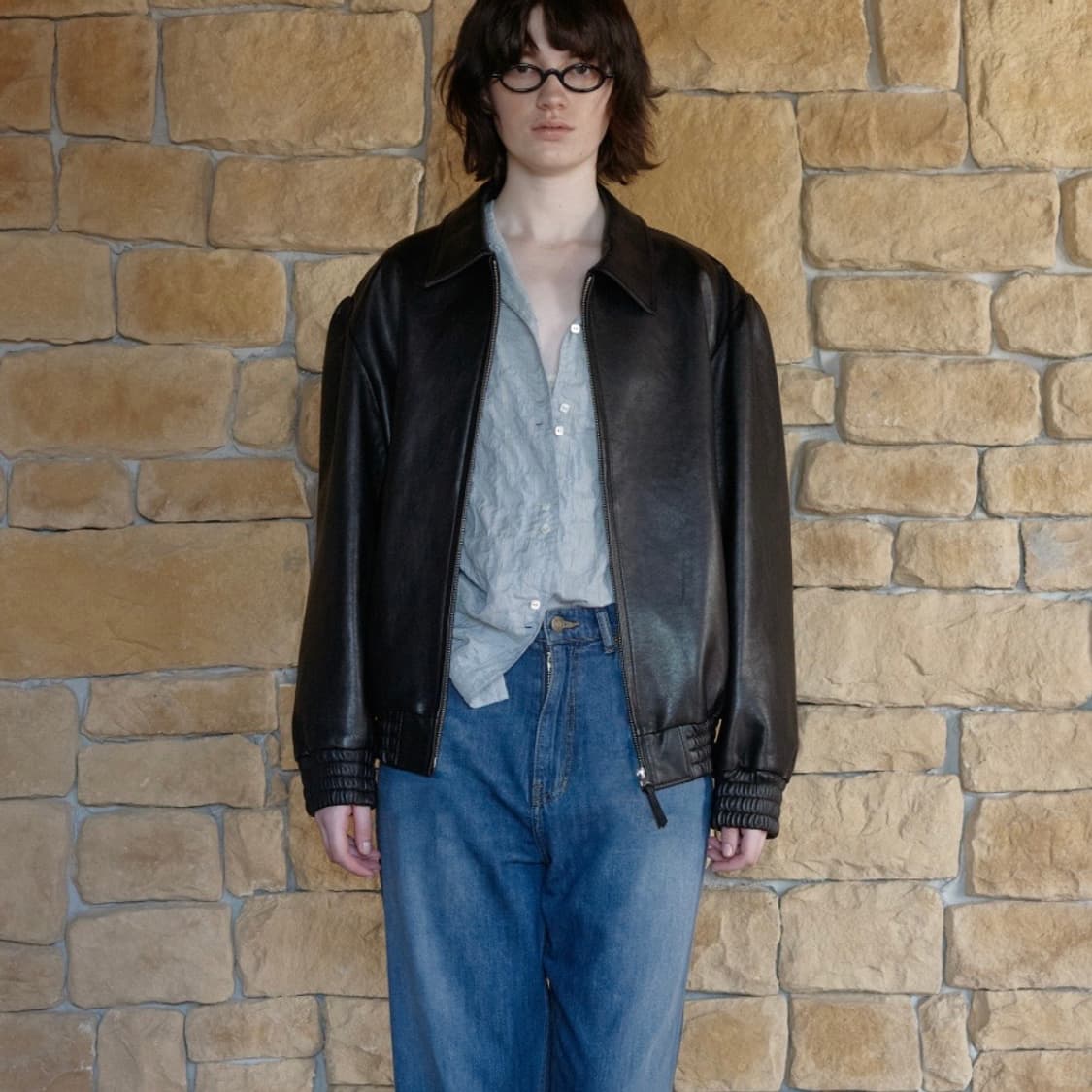 비아플레인 레더 블루종 상품이미지6