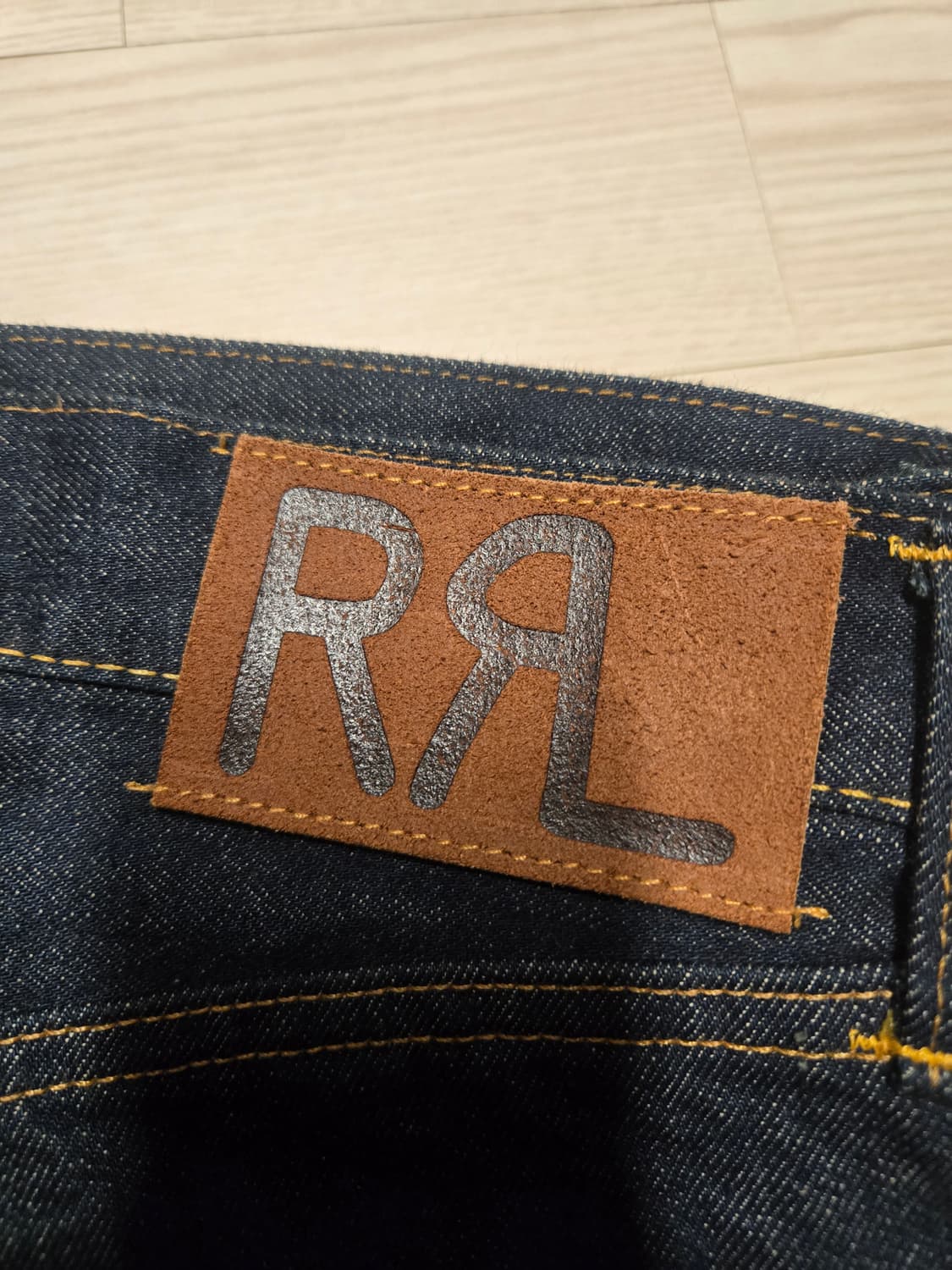 RRL 스트레이트 원워시 33×32 더블알엘 셀비지 상품이미지2
