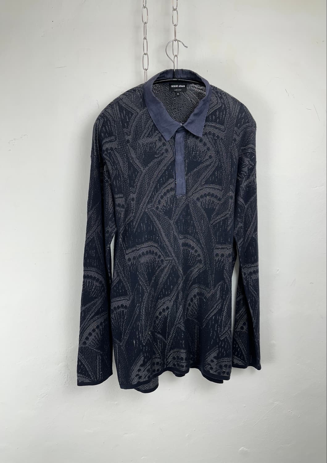 Giorgio Armani Abstract Jacquard Knit Po 상품이미지2