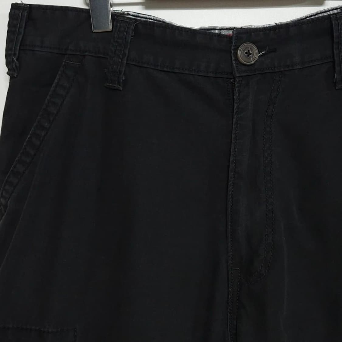 33 LEVIS 리바이스 USA 스쿼드 카고 반바지 워시드블랙 상품이미지2
