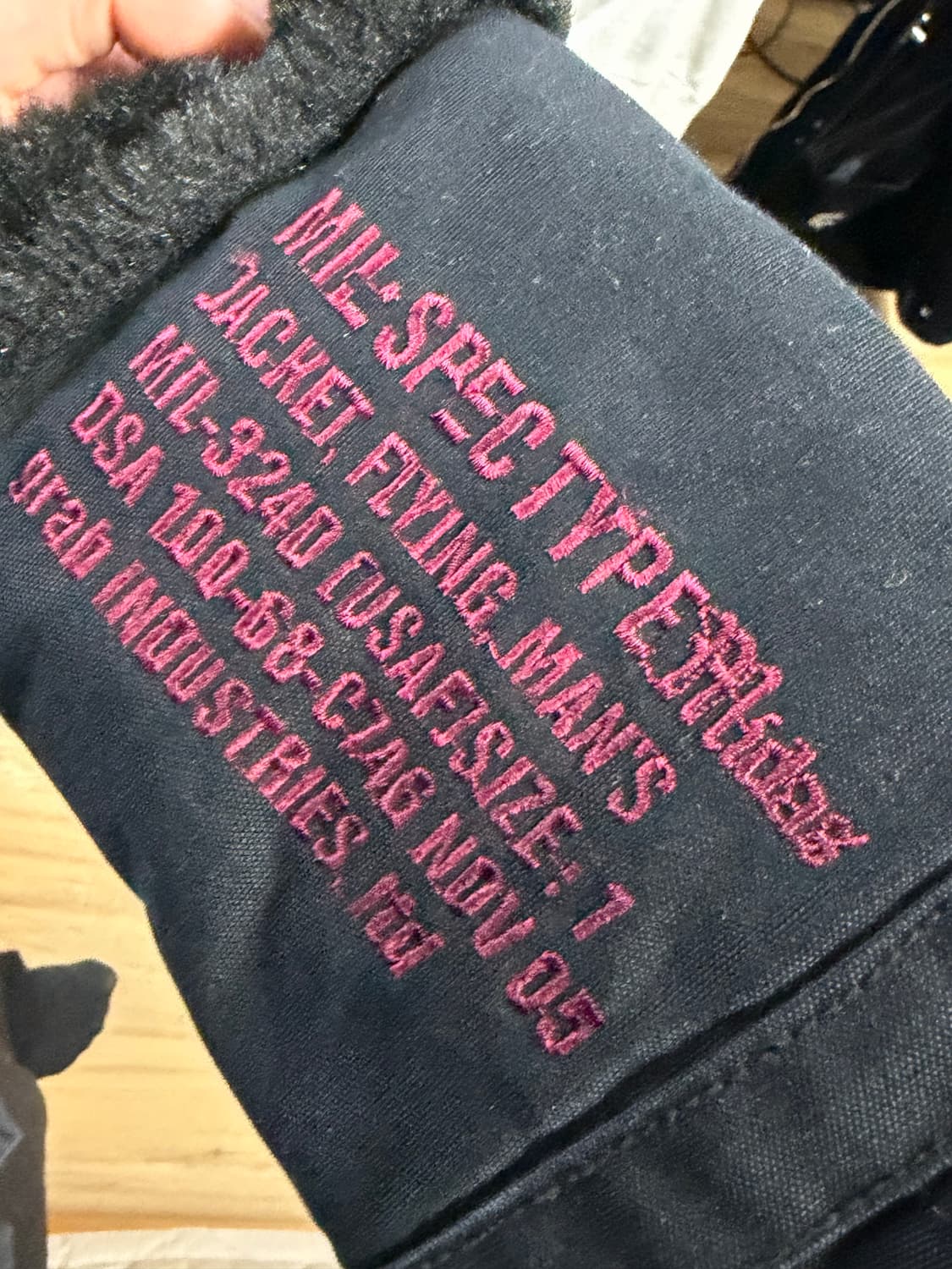 Midas B-3 무스탕 자켓 상품이미지3