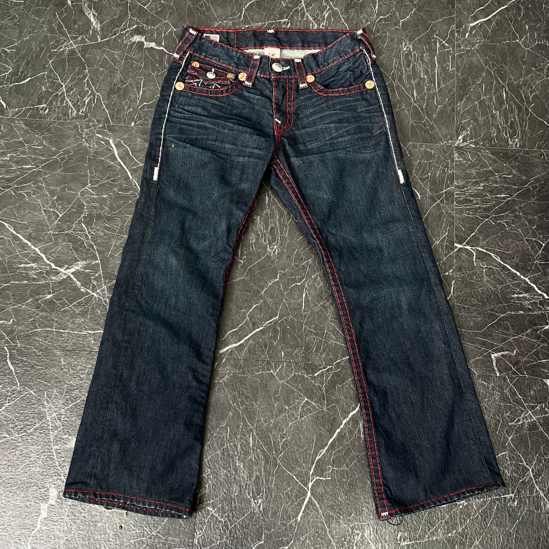 트루릴리전 Billy Super T 와이드 데님 팬츠 상품이미지5