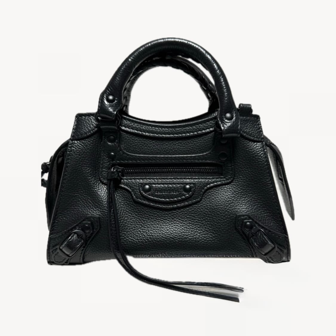 이번주만100) 발렌시아가 네오 클래식 시티 미니 올블랙 백 가방 르시티 상품이미지1