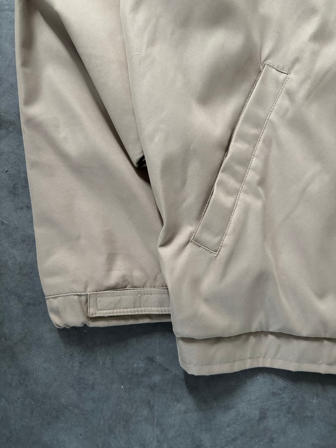 Polo 폴로 랄프로렌 베이지컬러 폴리쉘 아노락 자켓 상품이미지6