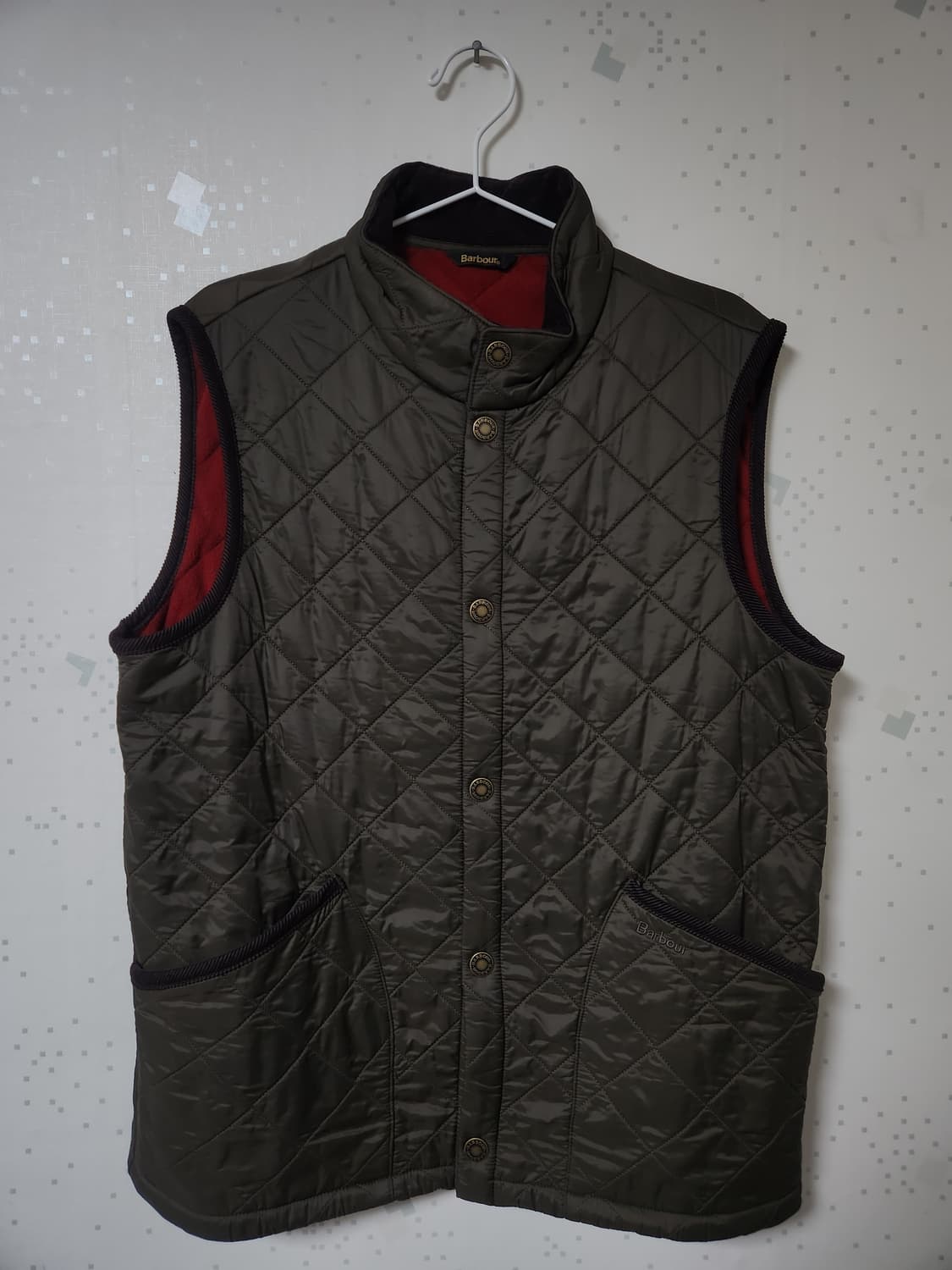 바버 퀄팅 조끼 사이즈M 상품이미지1