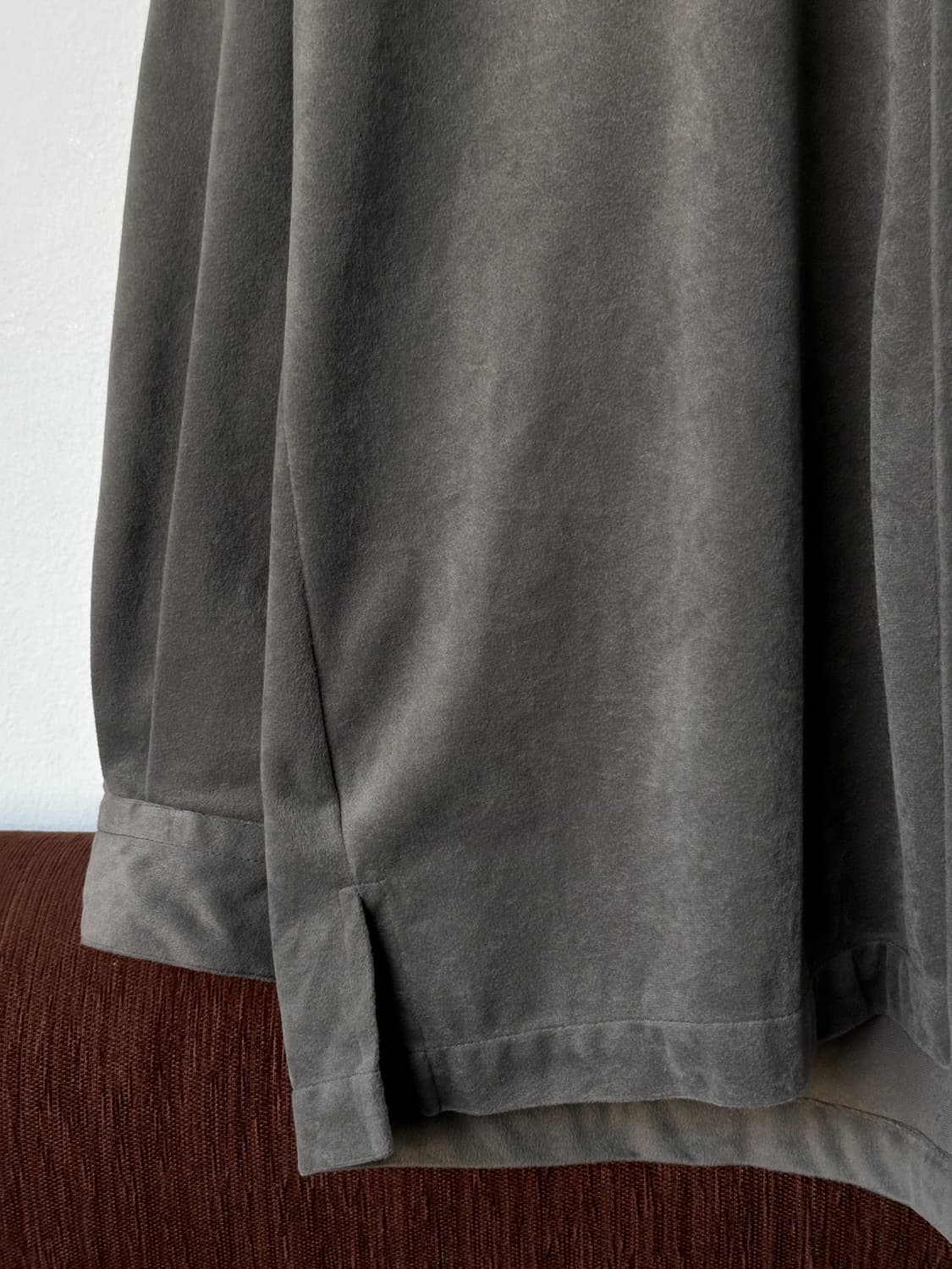 Velour touch fleece wide shirt 상품이미지2