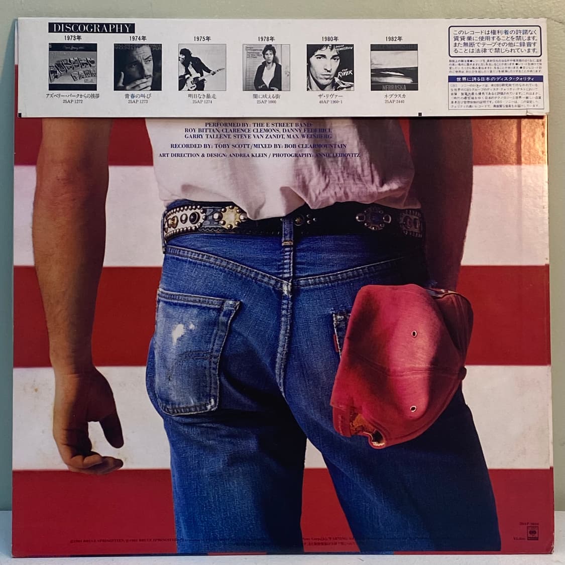 (LP) Bruce Springsteen -Born In The USA 상품이미지2