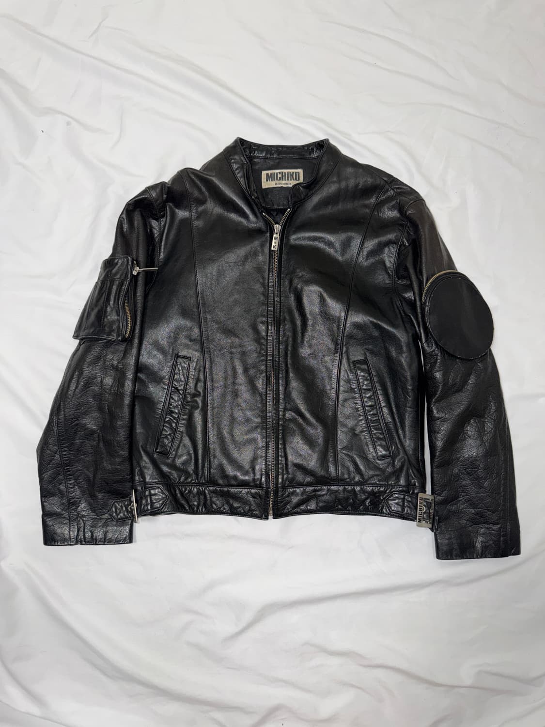 미치코  런던 레더 블루종 상품이미지5