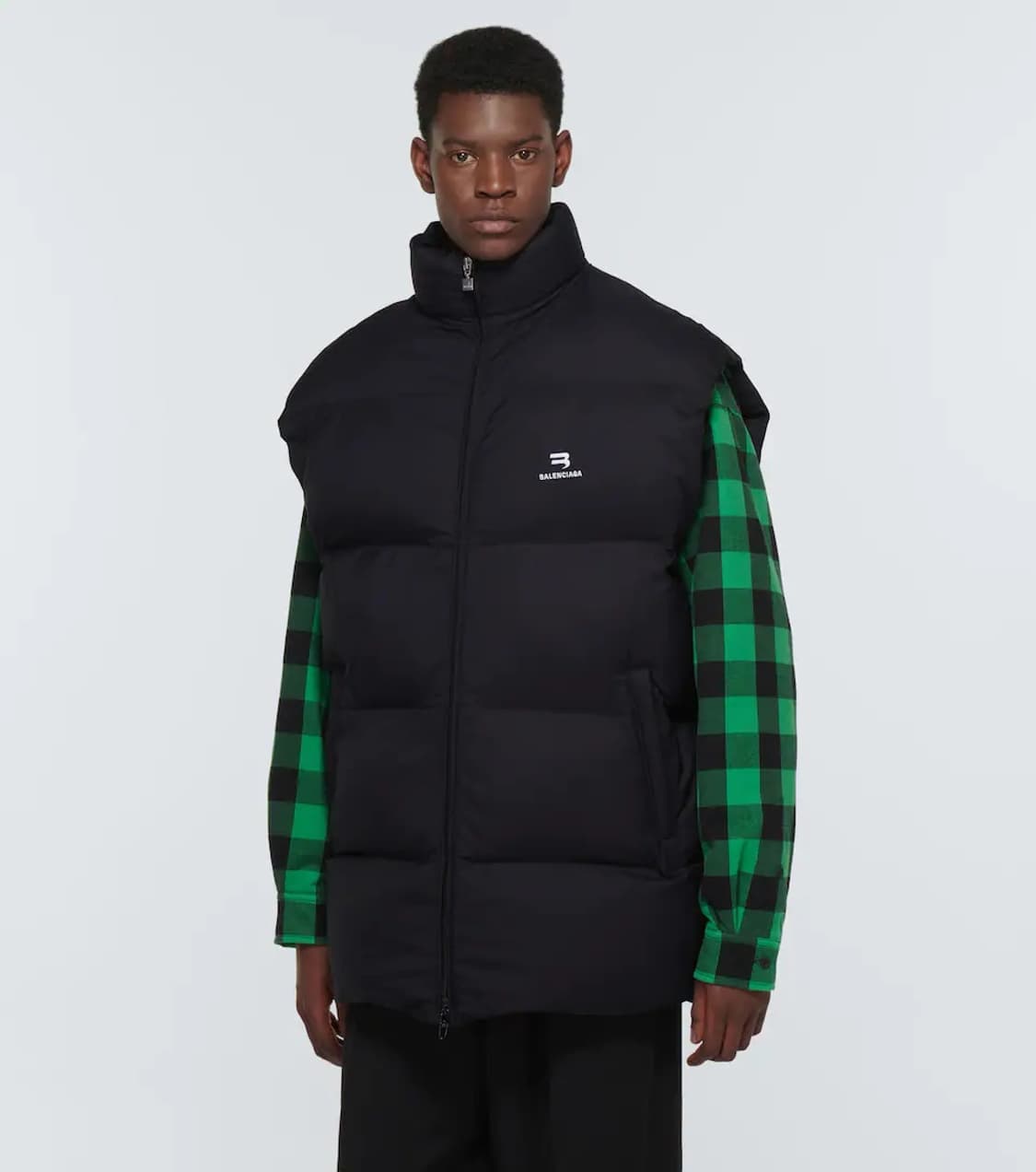 발렌시아가 오버사이즈 패딩 베스트 S 상품이미지2