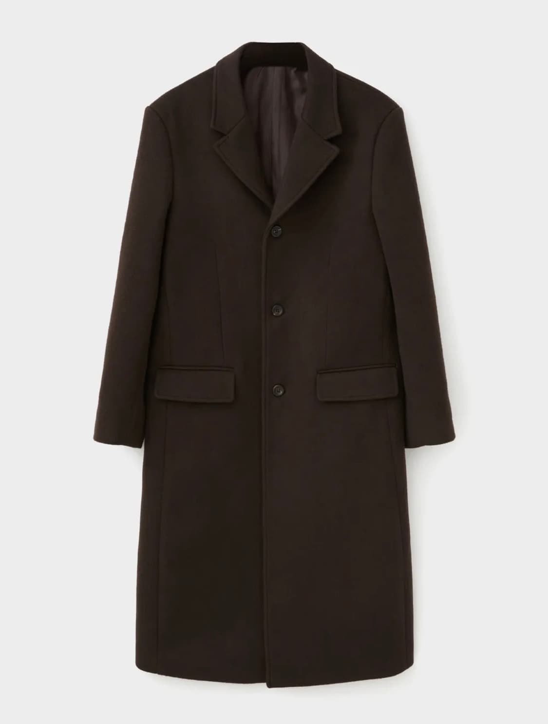 르마드 3버튼 울 코트 브라운 상품이미지1