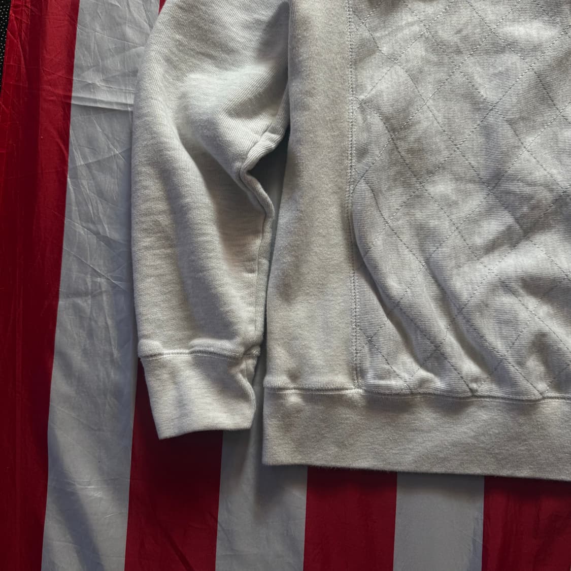 [S] 챔피온 리버스위브 뉴욕 호프스트라 유니버시티 반집업 맨투맨 상품이미지4