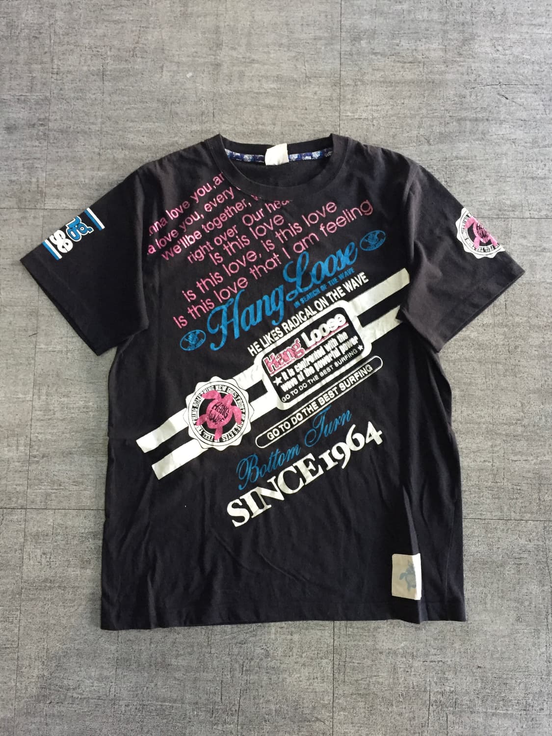 일본빈티지 Hawrllan 핀터깔y2k 오리엔탈펑크 반팔티셔츠 상품이미지1