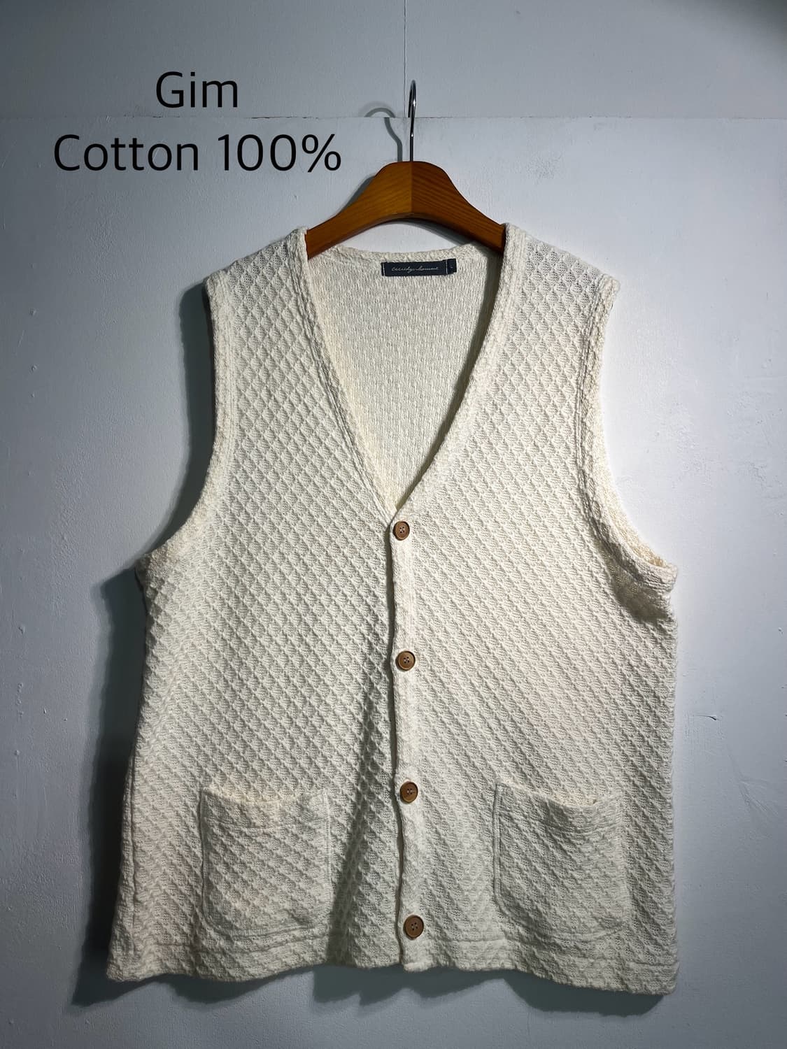 Gim cotton vest L 상품이미지3