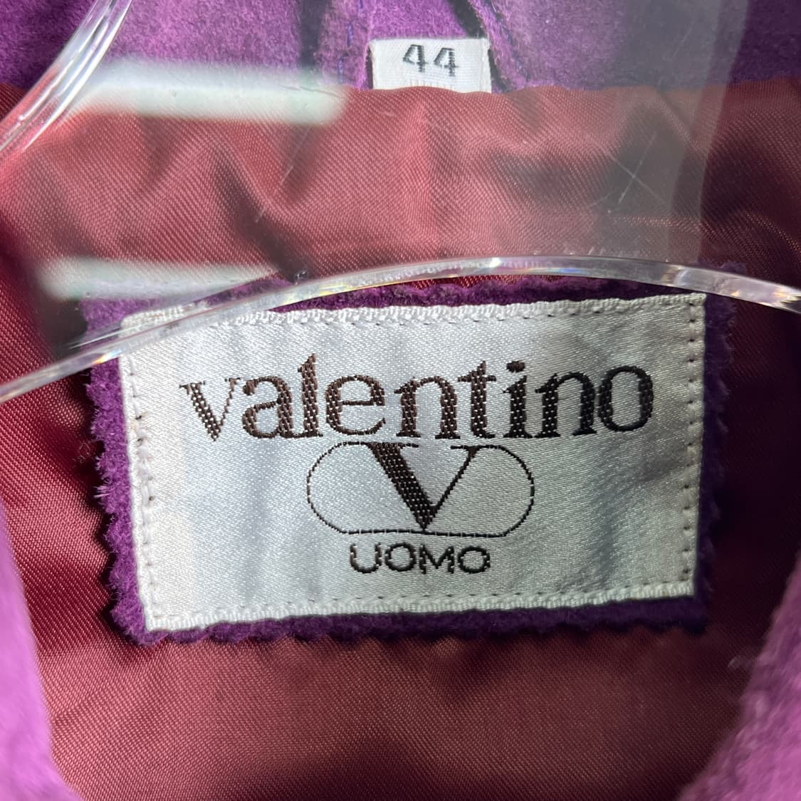 발렌티노 우모 퍼플 스웨이드 자켓 상품이미지3