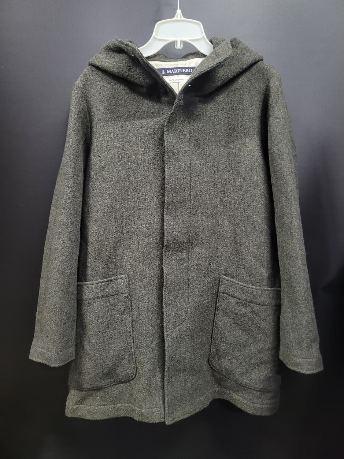 MARINERO BY quadro 후드 울코트  상품이미지3