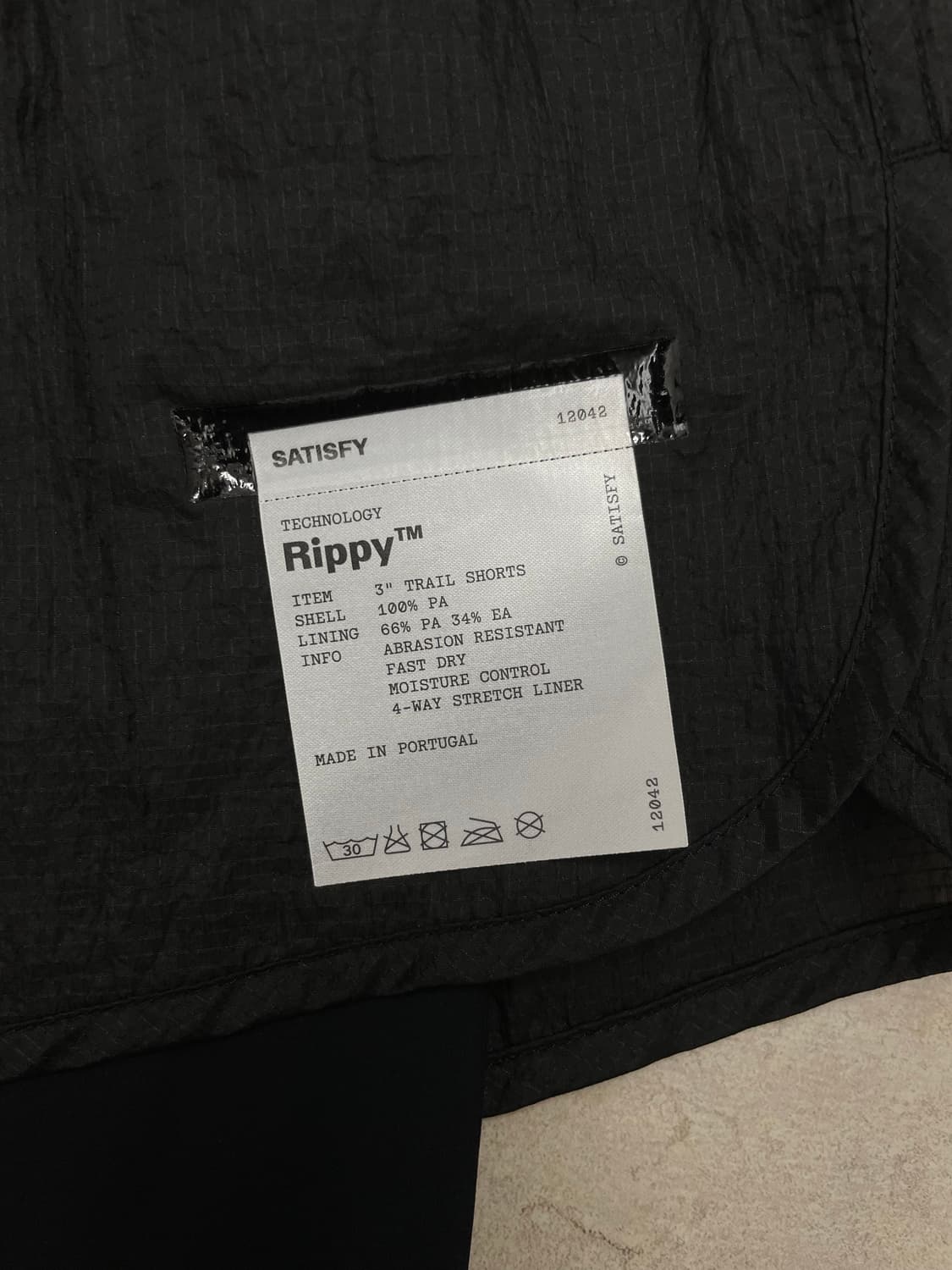 SATISFY 새티스파이 리피 3인치 트레일 쇼츠 블랙 s 상품이미지3