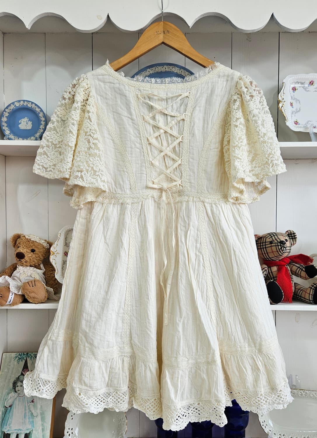 레이스 코튼 원피스 상품이미지7