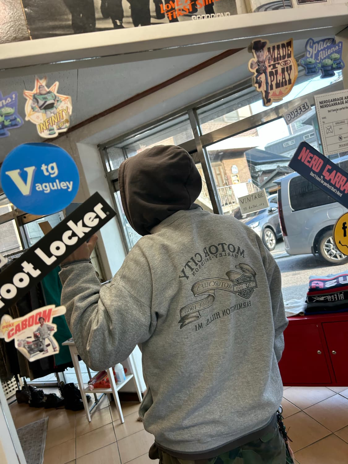 90’s 할리데이비슨 스웻집업자켓 상품이미지10