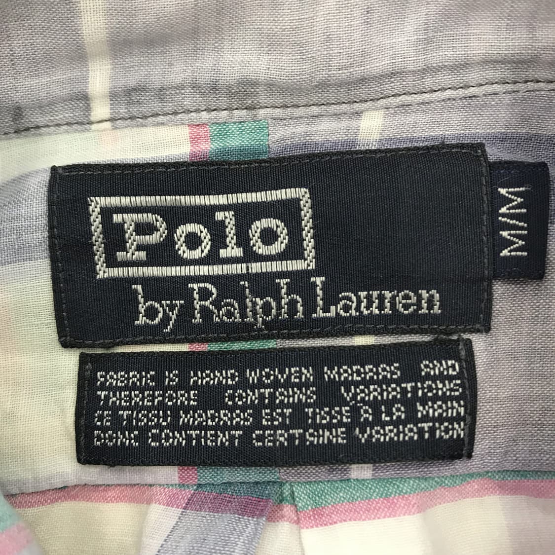 폴로 랄프로렌 핸드우븐 마드라스 체크셔츠 [M] 상품이미지5