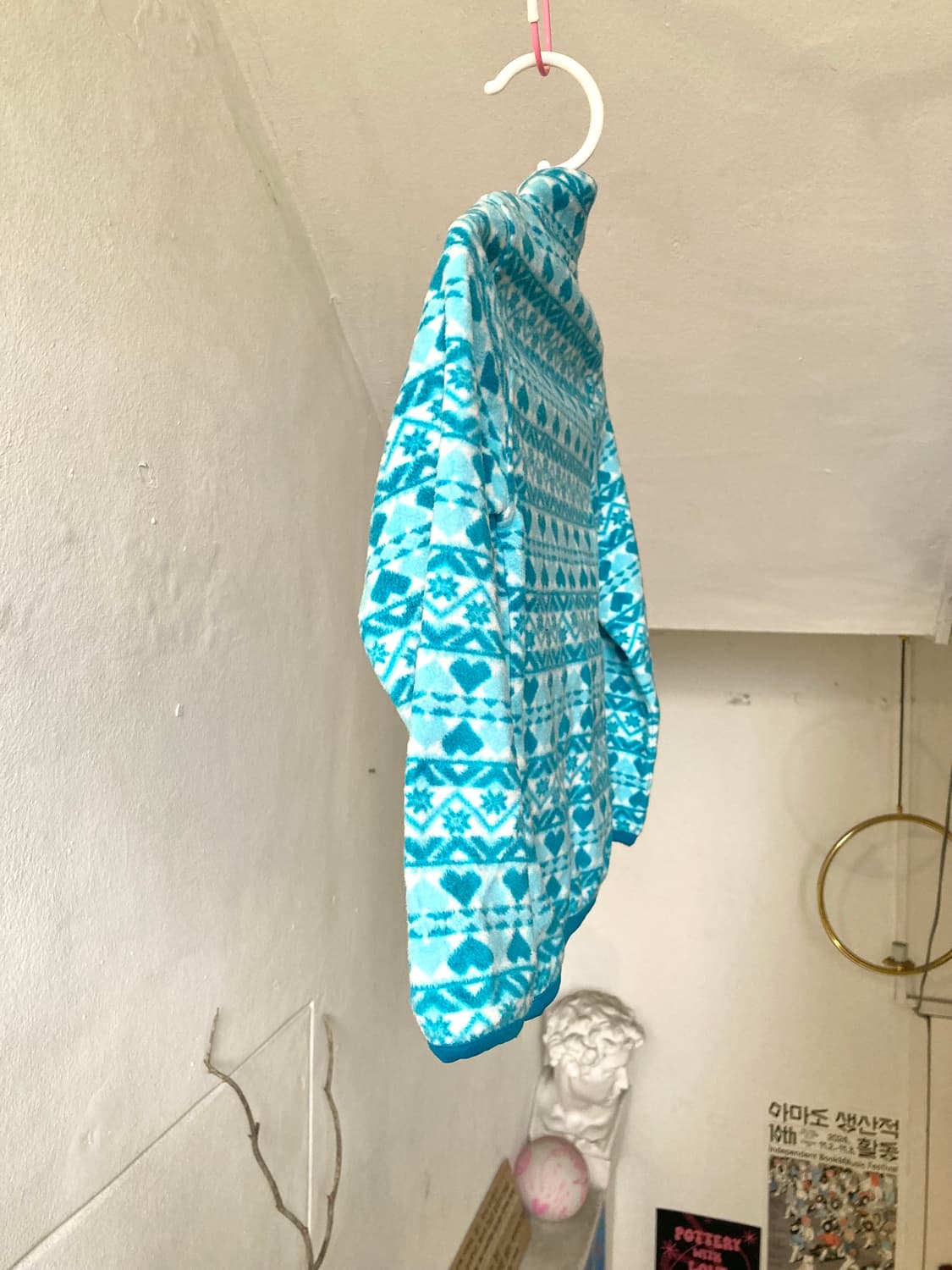 *KIDS* 스카이블루 노르딕 후리스 집업 상품이미지7