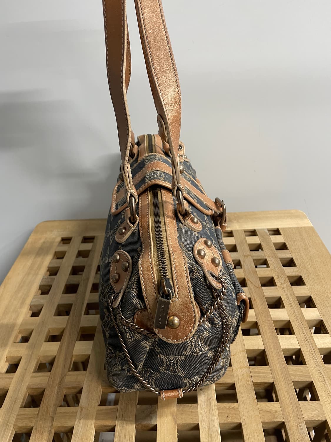 셀린느 데님 트리오페 y2k 숄더백 상품이미지4