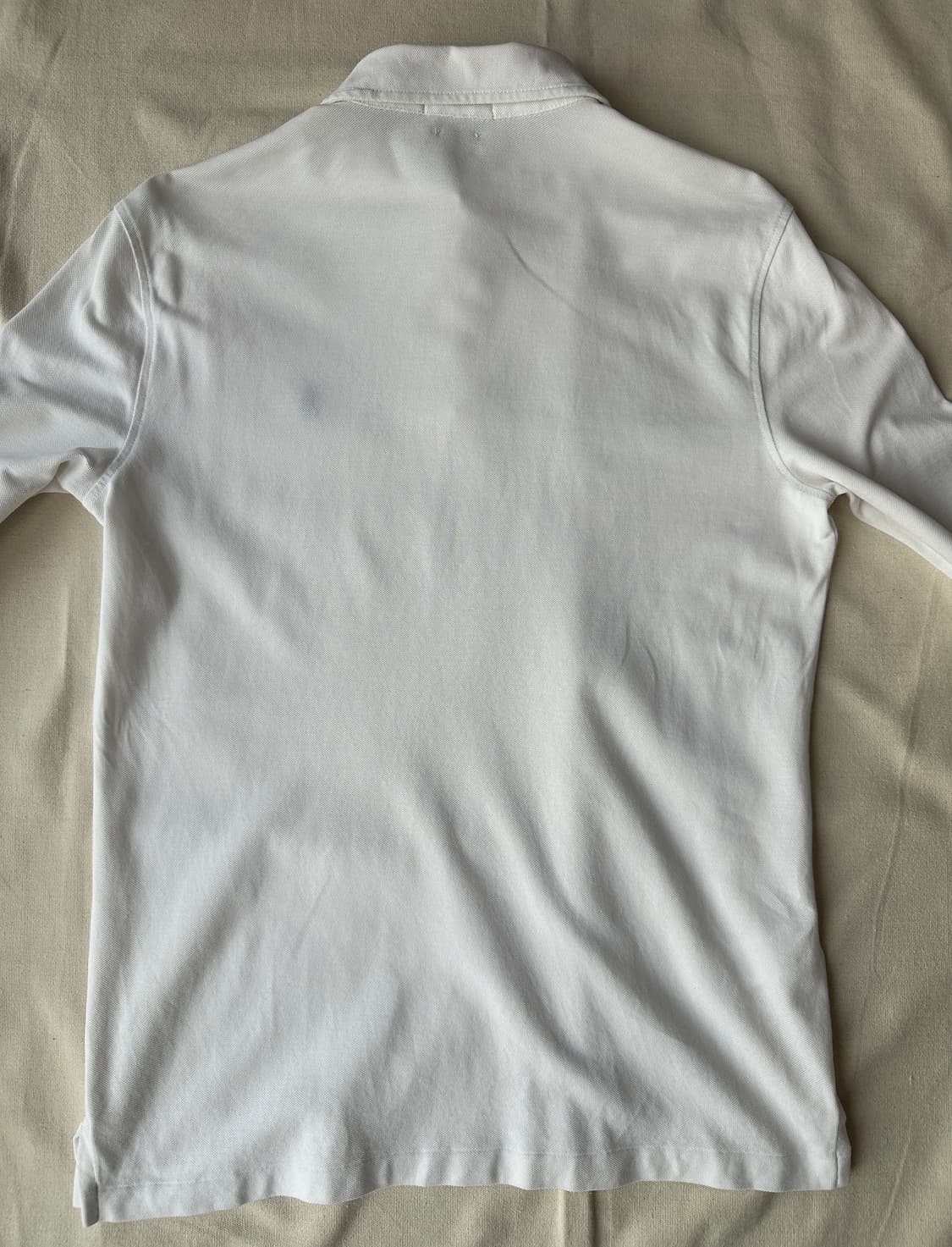 폴로 랄프로렌 화이트 긴팔 카라티 피케 폴로셔츠 M 상품이미지8