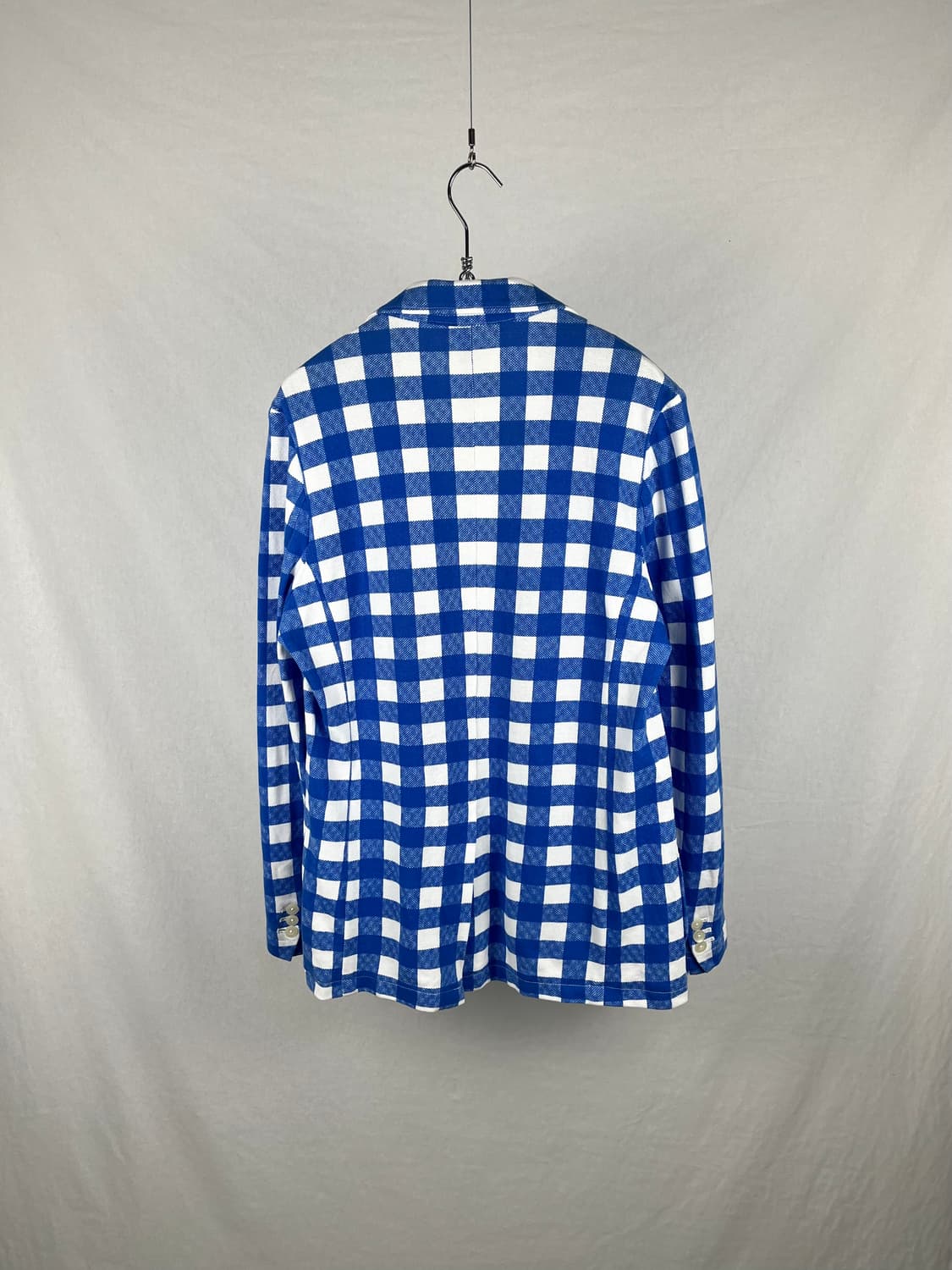 Vintage (Made in Japan) 스웻 체크패턴 블레이저  상품이미지3